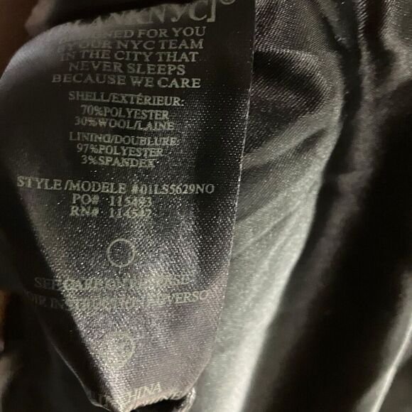 BLANK NYC Shacket Womens‎ XL Cream Wool Blend Flannel Snap Outsider Jacket - Picture 7 of 14